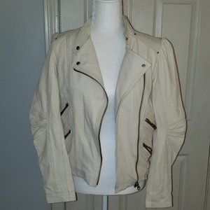 NWOT Zara Leather Moto Jacket XS